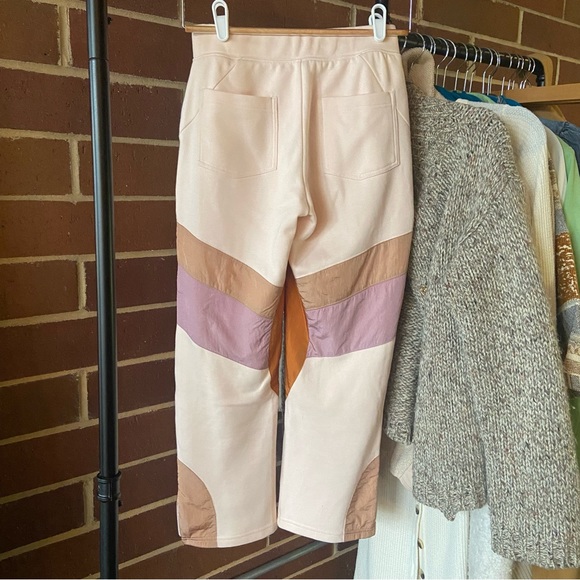 NWOT Free People flurry pants bleached ballet combo - Picture 5 of 7